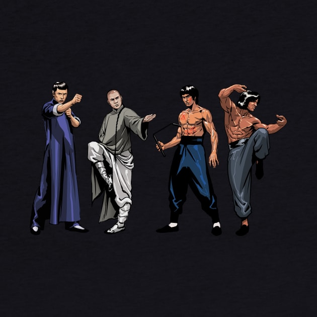 Kung Fu Legends by ohshirtdotnet